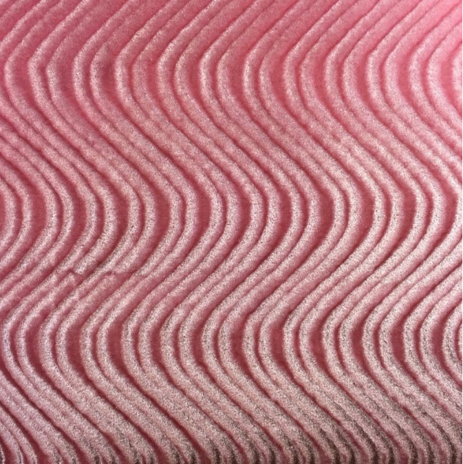 SWIRL FLOCKED VELVET